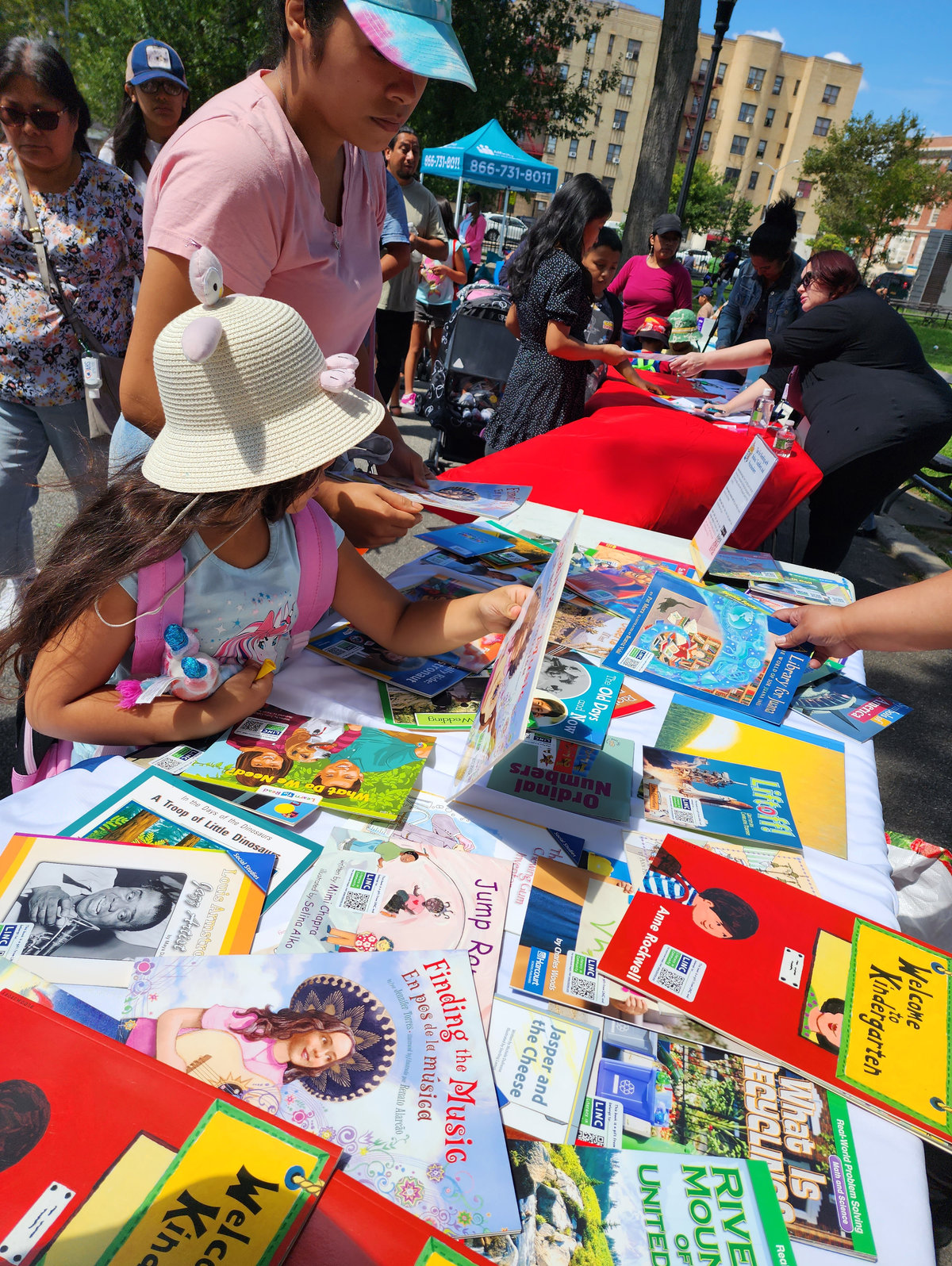 Getting a Head Start on Reading in Poe Park