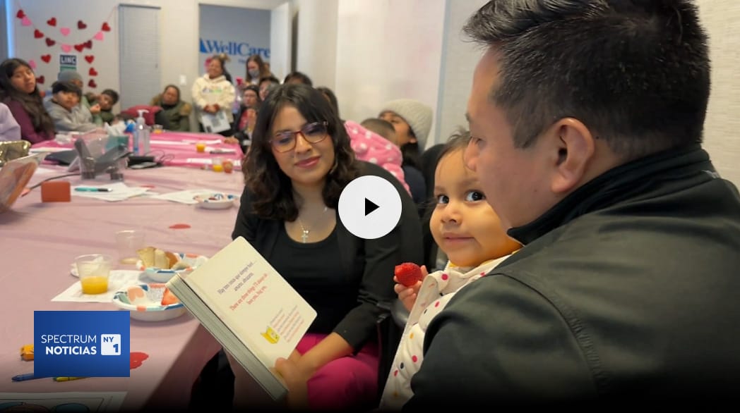 LINC Live en NY1 Noticias – Programa donde los padres leen en voz alta a sus hijos