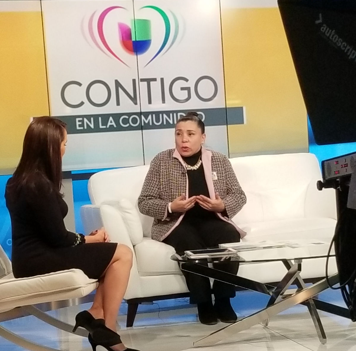 Univision Interviews LINC for Contigo en la Comunidad