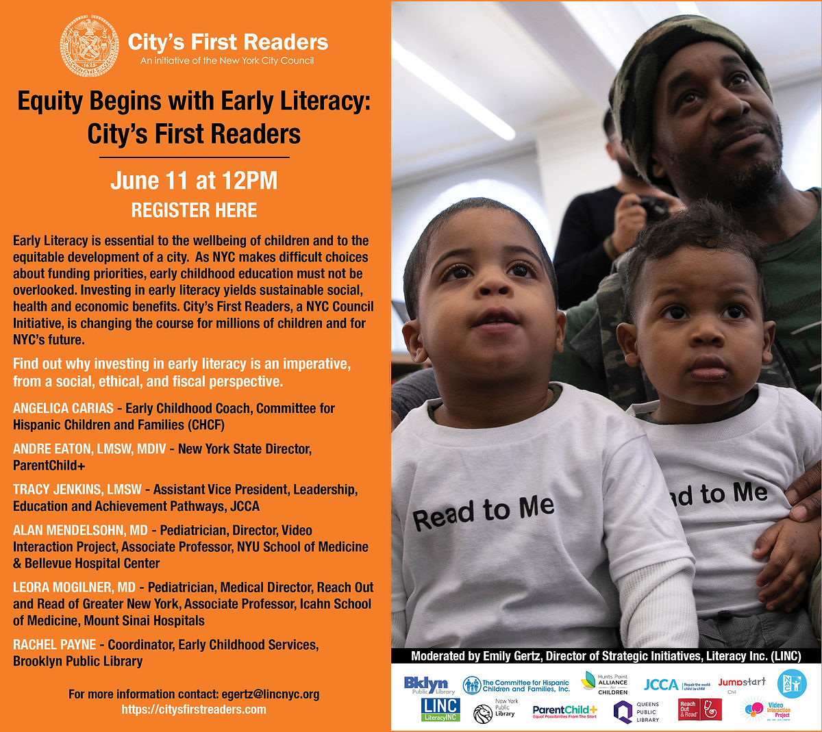 محو الأمية المبكرة أمر ضروري: الدور المهم للقراء الأولون للمدينة للعائلات القاطنة في مدينة نيويورك