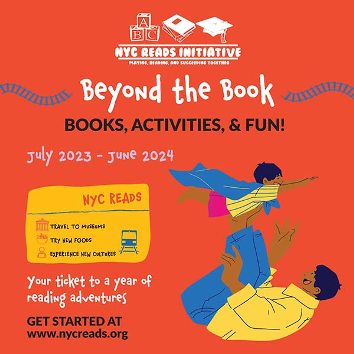All Aboard! NYC Reads Presents Your Ticket to a Year of Reading Adventures